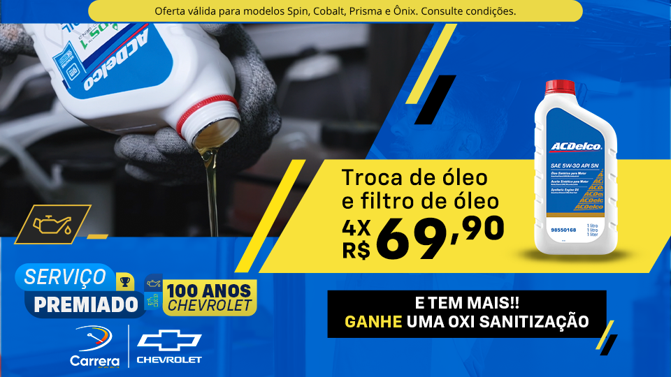 TROCA DE ÓLEO E FILTRO